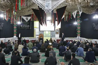 اقامه نماز رئیس قوه قضاییه در مسجدالنبی (ع) شهرک انقلاب شاهرود و دیدار چهره به چهره با نمازگزاران این مسجد