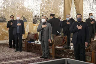 تصاویر حضور رئیس جمهور در کار گروه ملی زیارت