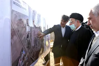 تصاویر بازدید از روند تکمیل بزرگ‌ترین تصفیه‌خانه فاضلاب ایران در جنوب تهران