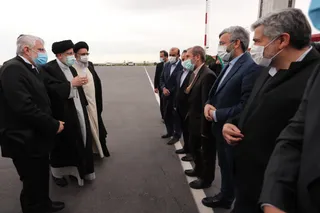 تصاویر ورود رئیس‌ جمهور به استان گلستان