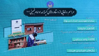 تصاویر رونمایی از دستاوردهای کمیته امداد امام خمینی (ره)