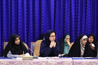 تصاویر نشست رمضانی با جمعی از نوجوانان