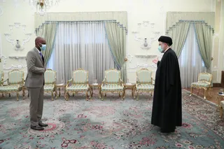 تصاویردیدار وزیر امور خارجه توگو با رئیس جمهور