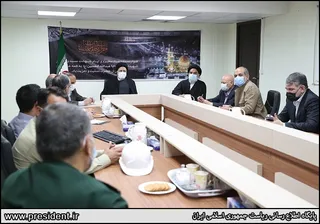 تصاویر بازدید از پروژه فاضلاب شهری اهواز