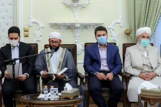 تصاویر دیدار علمای اهل سنت با رئیس جمهور