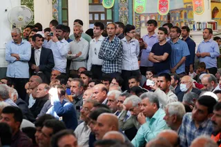 تصاویر حضور و سخنرانی در جمع نمازگزاران جمعه برازجان