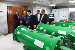 افتتاح پروژه آبیاری نوین زیر سطحی هوشمند