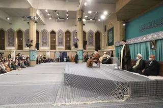 دیدار مسئولان نظام و سفرای کشورهای اسلامی با رهبر معظم انقلاب