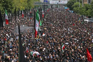 مراسم تشییع پیکر رئیس جمهور شهید و همراهان در تهران