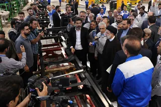 تصاویر بازدید از کارخانه تراکتور سازی تبریز