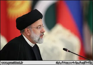 سخنرانی آیت الله رئیسی در اجلاس سران سازمان همکاری شانگهای