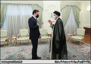 تصاویر دیدار رئیس اقلیم کردستان عراق با آیت الله رئیسی
