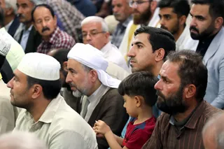 تصاویر حضور در نماز جمعه اهل سنت سنندج