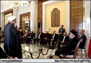 تصاویر دیدار با جمعی از علمای بلاد شام
