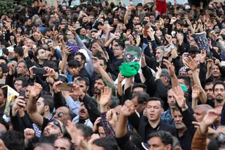 مراسم تشییع پیکر رئیس جمهور شهید و همراهان در مشهد