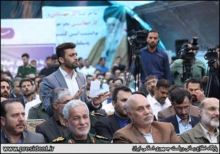 تصاویر افتتاح فاز یک شرکت پالایش گاز هویزه خلیج فارس