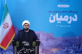 تصاویر حضور در اجتماع پرشور مردم شهرستان درمیان