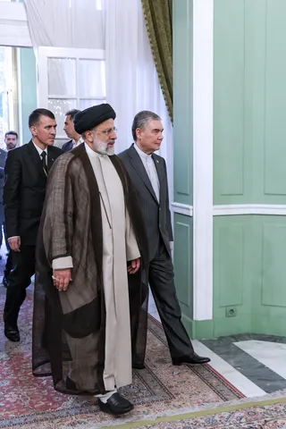 تصاویر ملاقات خصوصی دکتر رئیسی و بردی محمداف