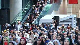 تصاویر جشن میلاد حضرت معصومه (س) و روز دختر