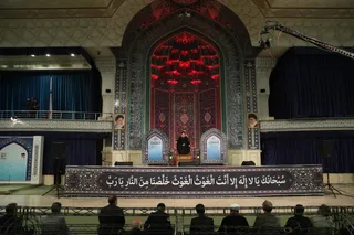 تصاویر مراسم شب بیست و یکم ماه مبارک رمضان در مصلی تهران