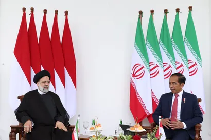 تصاویر دیدار رئیس جمهور اندونزی با دکتر رئیسی