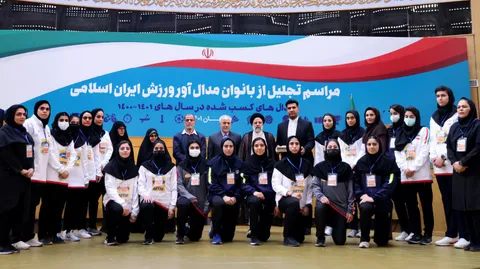 تصاویر آیین تجلیل از بانوان مدال آور ورزش ایران اسلامی