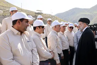 تصاویر افتتاح مسیر رفت قطعه دوم آزاد راه تهران - شمال