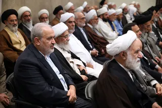 دیدار مسئولان نظام و مهمانان کنفرانس وحدت با رهبر انقلاب