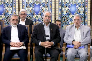 نشست رمضانی با جمعی از خیرین