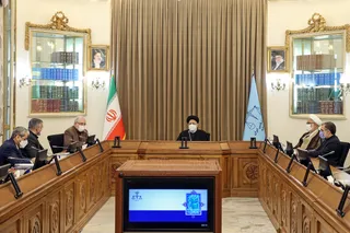 دیدار حجت‌الاسلام والمسلمین رئیسی با وزیر و جمعی از مسئولان بهداشت و درمان کشور