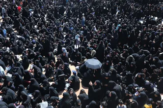 تصاویر سخنرانی در جمع عزاداران اربعین حسینی در بیرجند