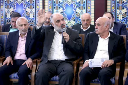نشست رمضانی با جمعی از خیرین