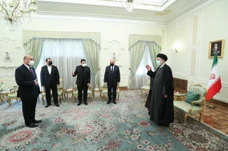 تصاویر دیدار وزیر امور خارجه عراق با آیت‌الله رئیسی