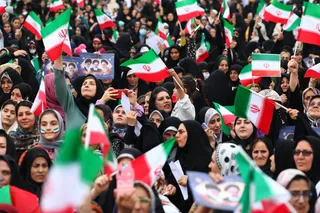تصاویر حضور دکتر رئیسی در اجتماع باشکوه مردم تبریز
