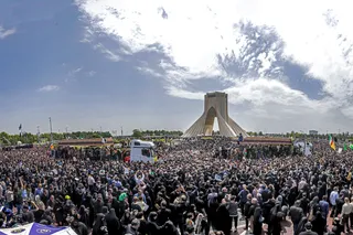مراسم تشییع پیکر رئیس جمهور شهید و همراهان در تهران