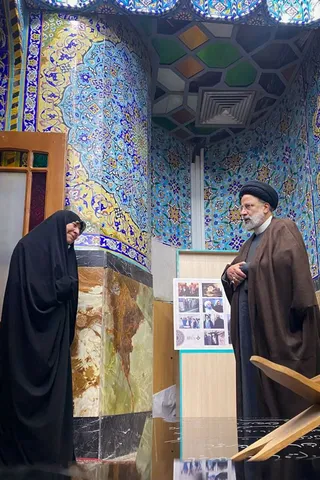تصاویر حضور بر سر مزار شهید آیت‌الله صدوقی
