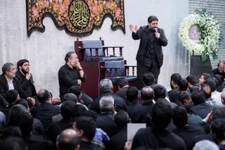 مراسم گرامیداشت رئیس جمهور شهید و همراهان در مسجد ارگ
