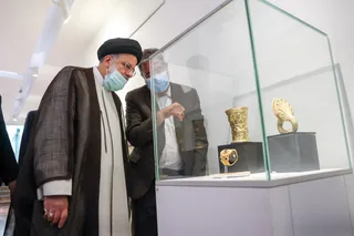 تصاویر بازدید از موزه ملی ایران و میدان مشق