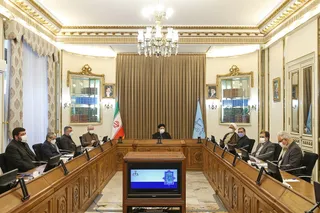 دیدار حجت‌الاسلام والمسلمین رئیسی با وزیر و جمعی از مسئولان بهداشت و درمان کشور