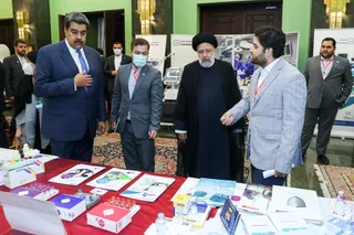 تصاویر بازدید روسای جمهور ایران و ونزوئلا از نمایشگاه توانمندی‌ها و دستاوردهای دانش‌بنیان شرکت‌های ایرانی
