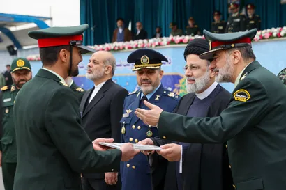 مراسم دانش‌آموختگی دانشجویان دانشگاه علوم انتظامی