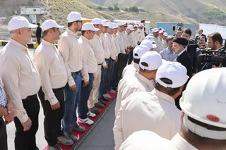 تصاویر افتتاح مسیر رفت قطعه دوم آزاد راه تهران - شمال