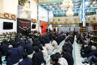 تصاویر برگزاری مراسم سوگواری شهادت امام حسین (ع) در نهاد ریاست جمهوری