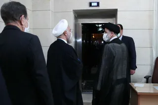تصاویر تحویل دفتر ریاست جمهوری به آیت‌الله رئیسی