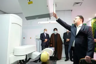 تصاویر افتتاح مرکز جامع تشخیص و درمان سرطان برکت