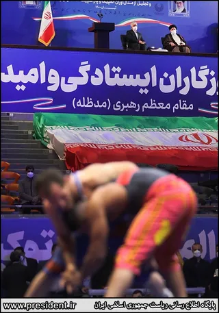 تصاویر آئین اهدای بازوبند پهلوانی سال ۱۴۰۰