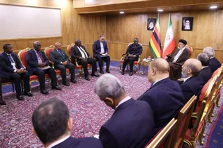 دیدار با معاون رئیس جمهور زیمباوه