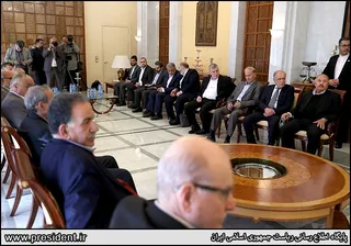 تصاویر نشست با فرماندهان گروه های مقاومت فلسطینی