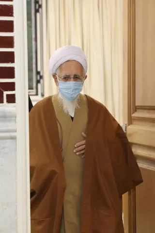 گزارش تصویری دیدار آیت الله رئیسی با آیت الله العظمی جوادی آملی