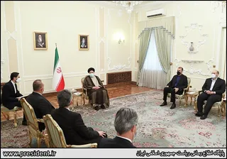 تصاویر دیدار وزیر امور خارجه ترکیه با آیت‌الله رئیسی
